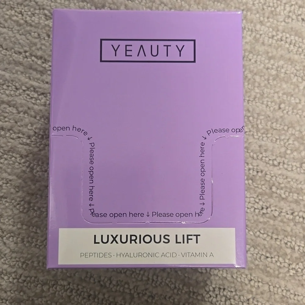 Yeauty Luxurious Lift Eye Mask Box of 25 NIB